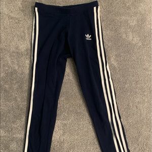 Size xs navy blue adidas leggings